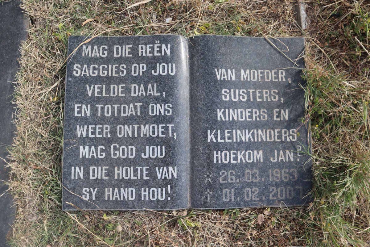 MARAIS Johannes Antonie Bernardus 1963-2007 _2