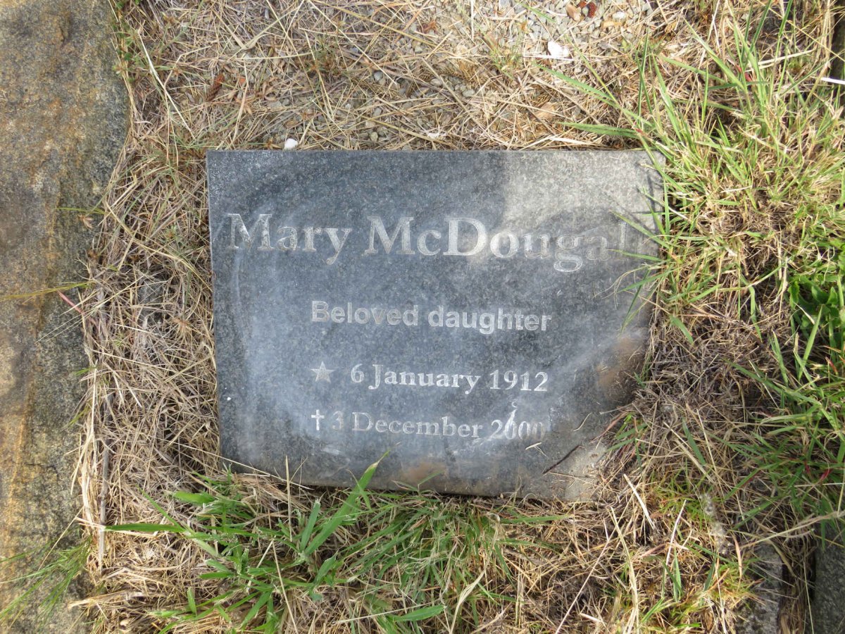 MCDOUGALL Mary 1912-2000