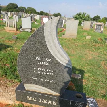 MCLEAN William James 1942-2017