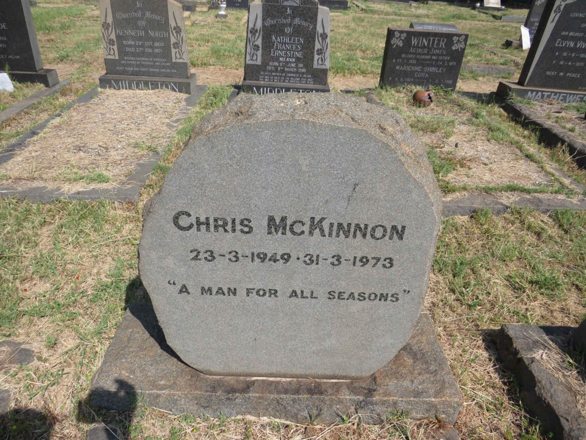 MCKINNON Chris 1949-1973