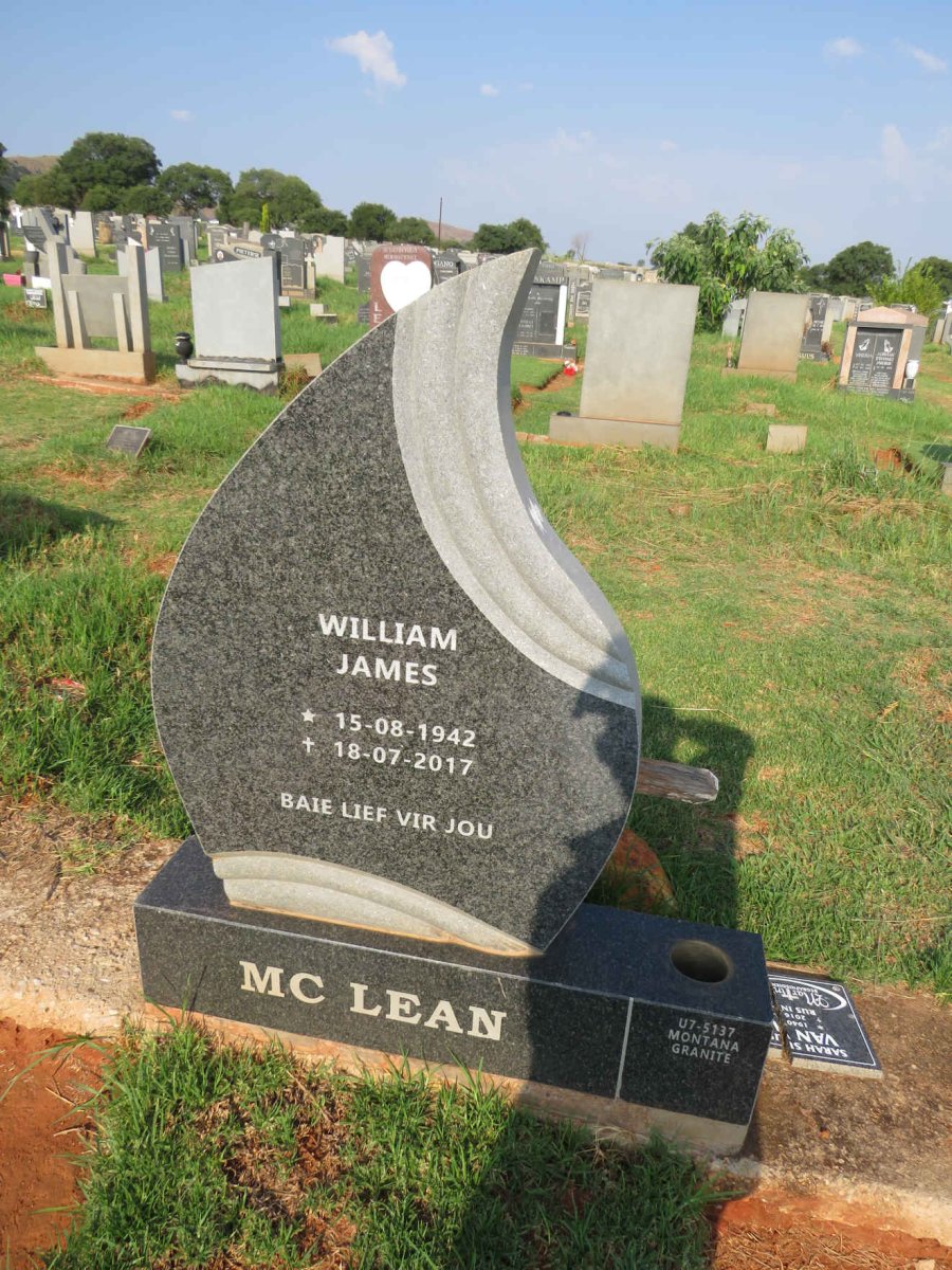 MCLEAN William James 1942-2017