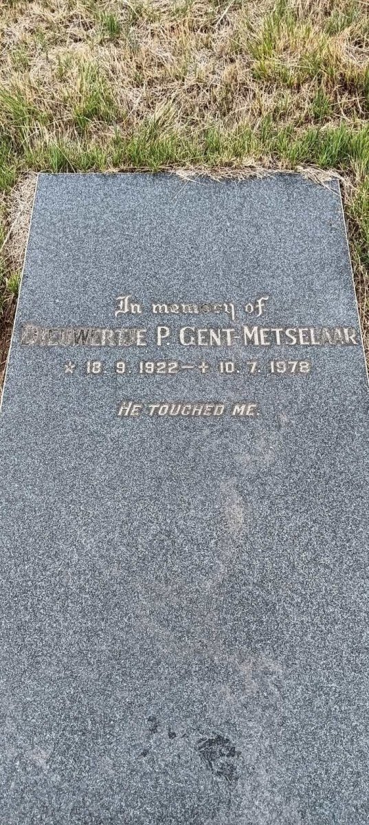 METSELAAR Dieuwertje P., GENT- 1922-1978