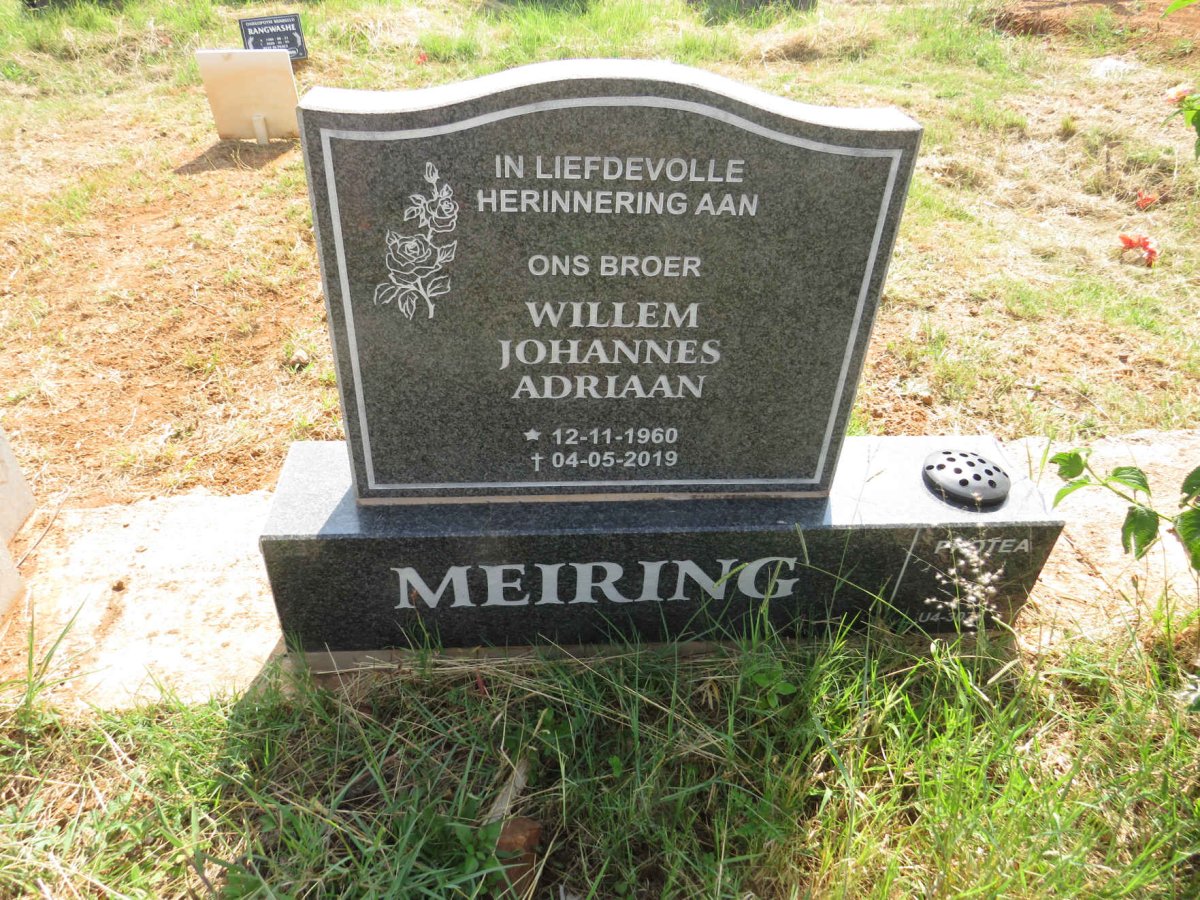 MEIRING Willem Johannes Adriaan 1960-2019