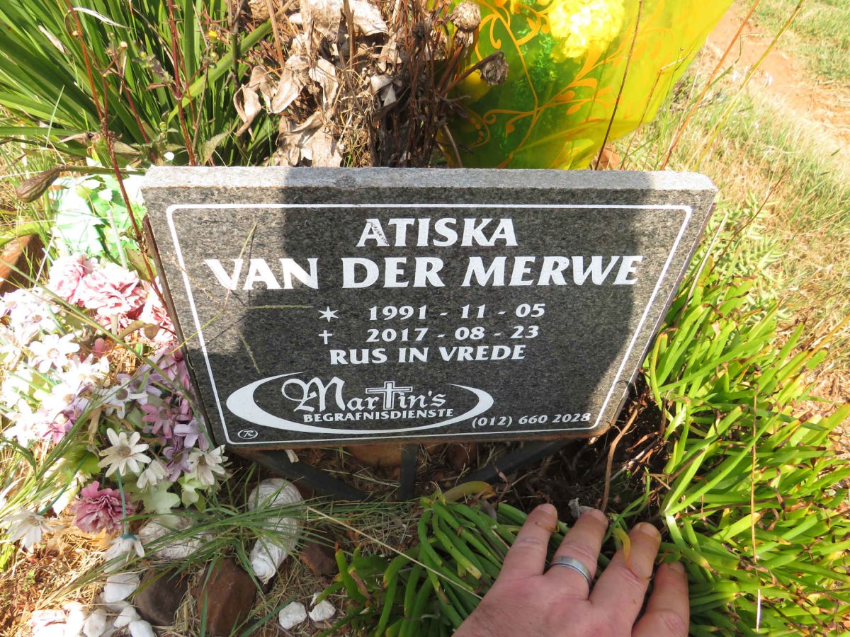 MERWE Atiska, van der 1991-2017