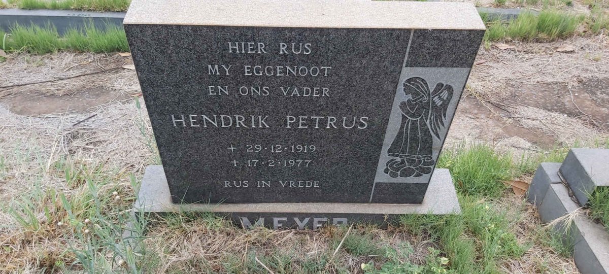 MEYER Hendrik Petrus 1919-1977