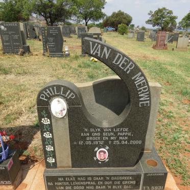 MERWE Phillip, van der 1972-2000 _1