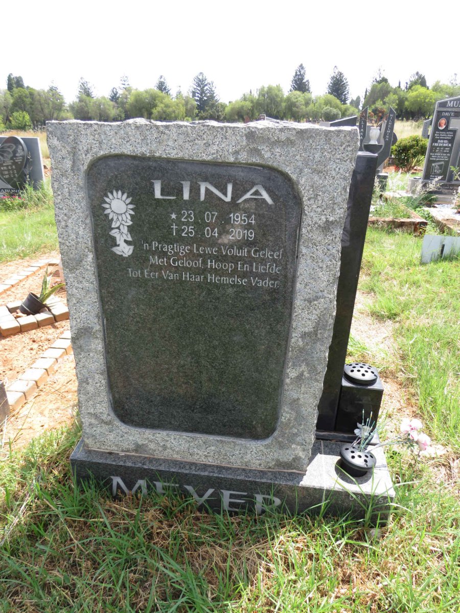 MEYER Lina 1954-2019