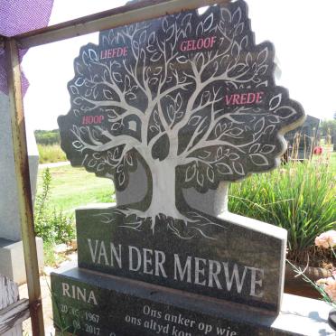 MERWE Rina, van der 1967-2017 