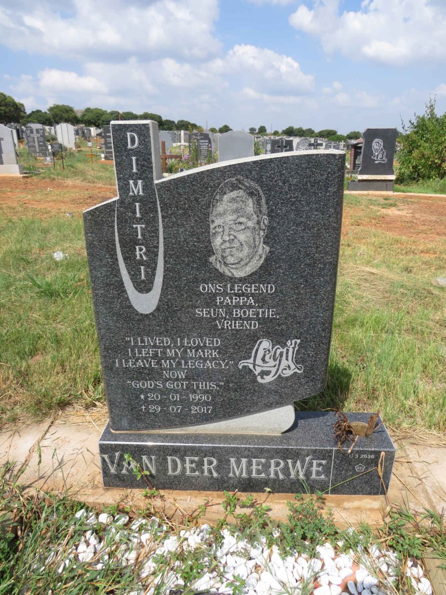 MERWE Dimitri, van der 1990-2017