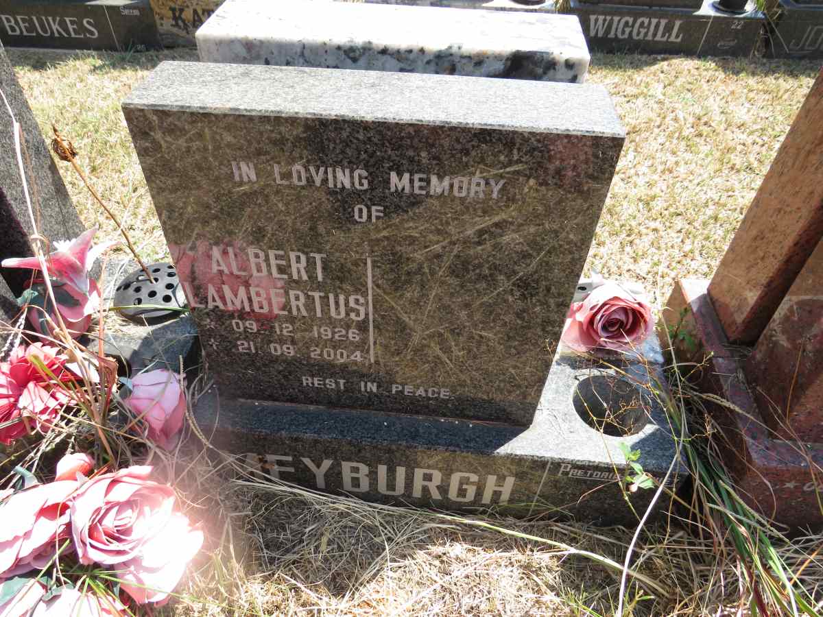 MEYBURGH Albert Lambertus 1926-2004