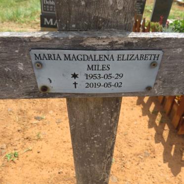 MILES Maria Magdalena Elizabeth 1953-2019
