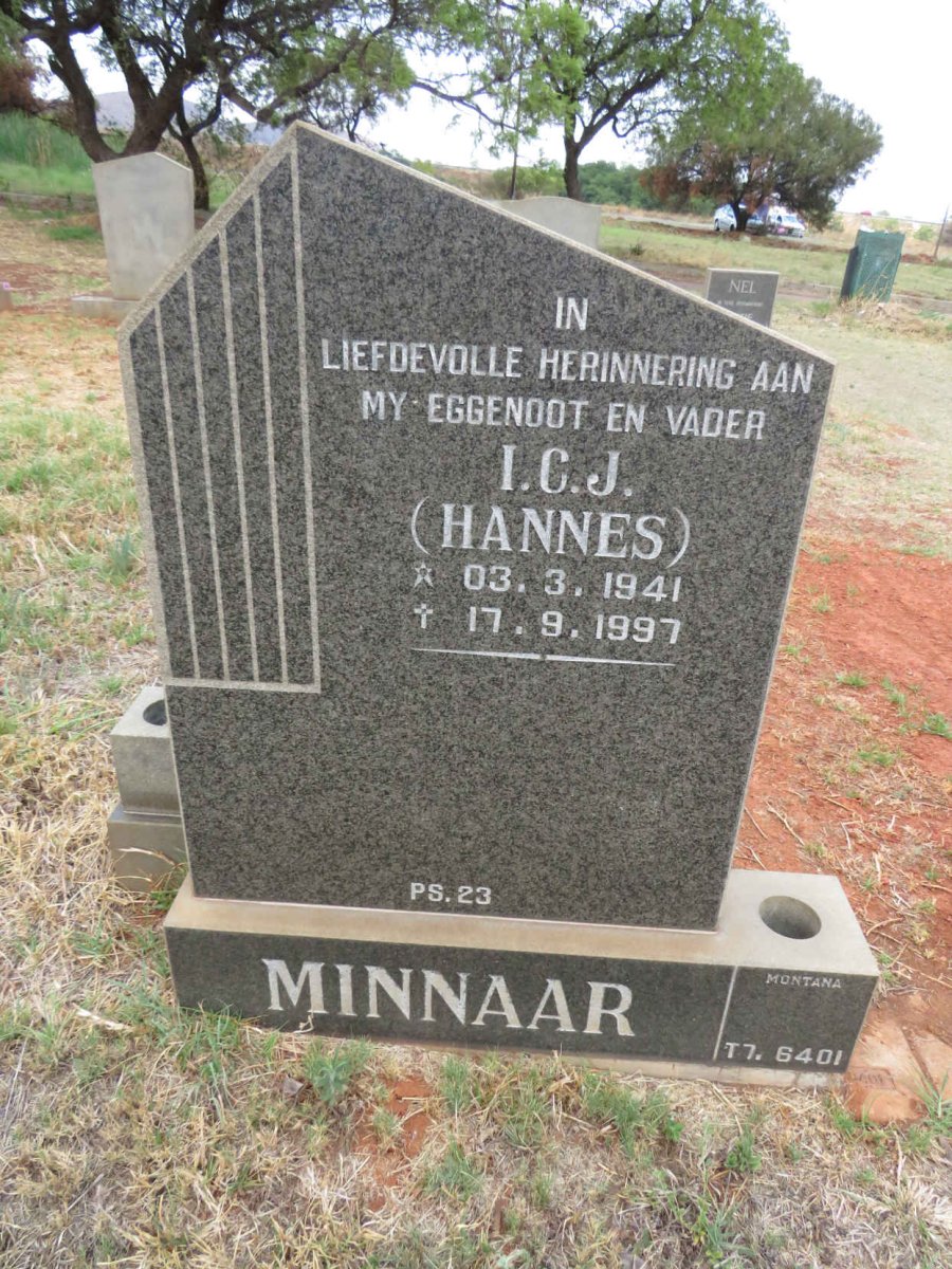 MINNAAR I.C.J. 1941-1997