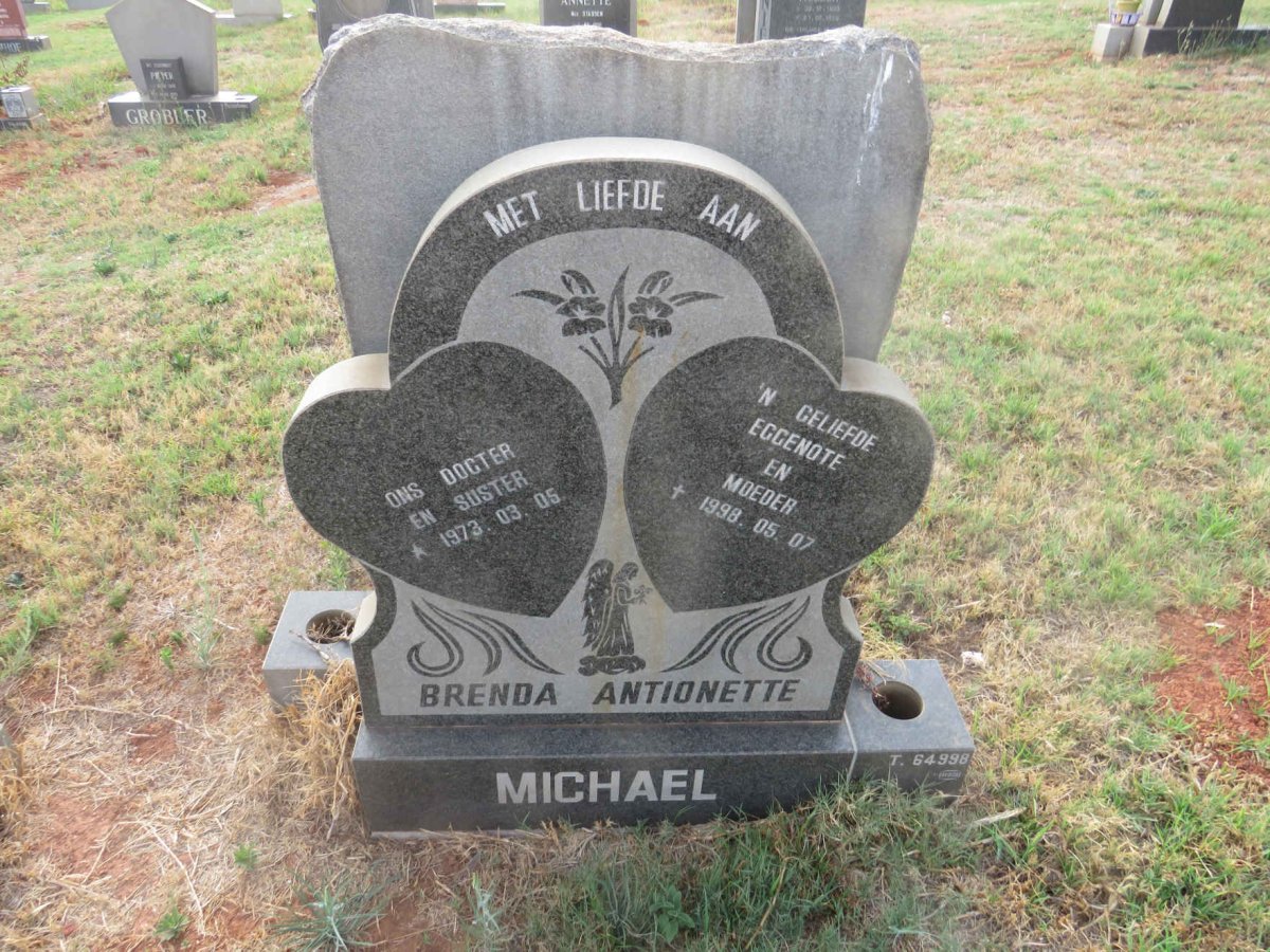 MICHAEL Brenda Antionette 1973-1998