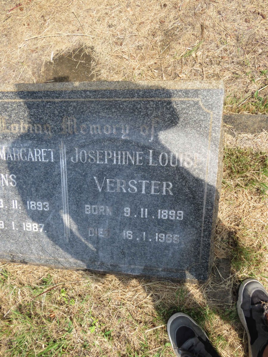 MONS Cornelia Margaret 1893-1987 :: VERSTER Josephine Louise 1899-1965 _2
