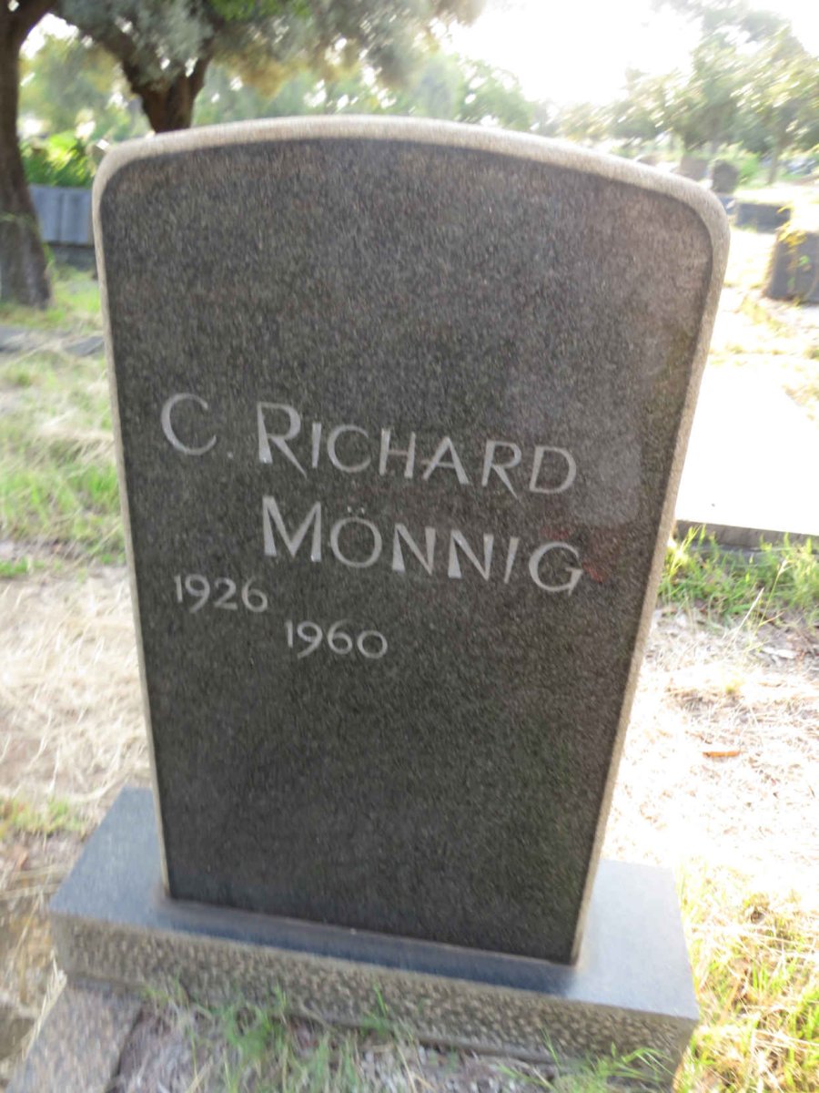 MONNIG C. Richard 1926-1960