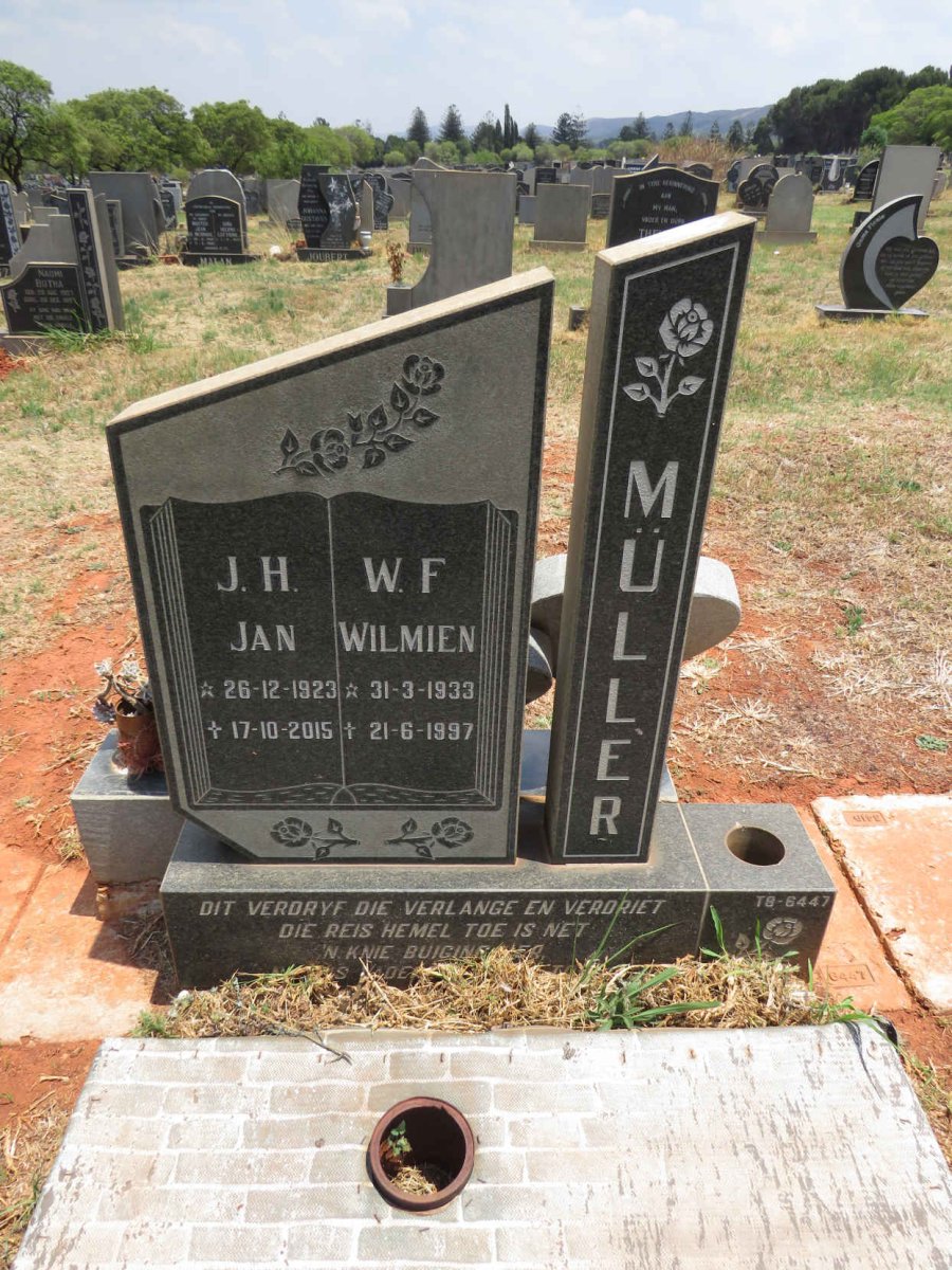 MULLER J.H. 1923-2015 & W.F. 1933-1997
