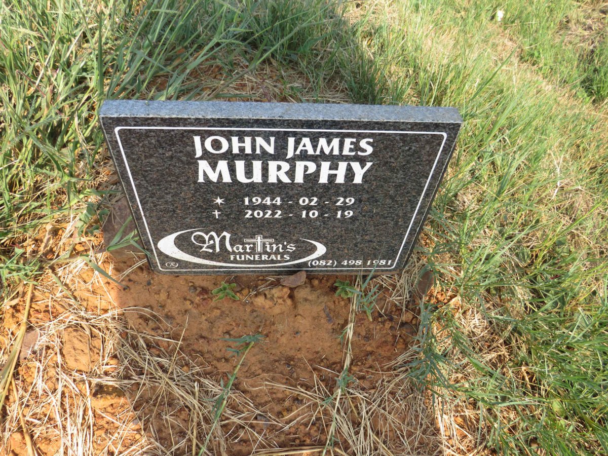 MURPHY John James 1944-2022