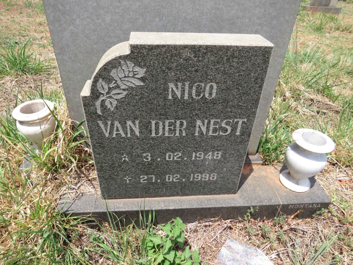 NEST Nico, van der 1948-1998