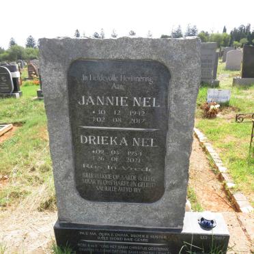 NEL Jannie 1942-2017 & Drieka 1954-2021