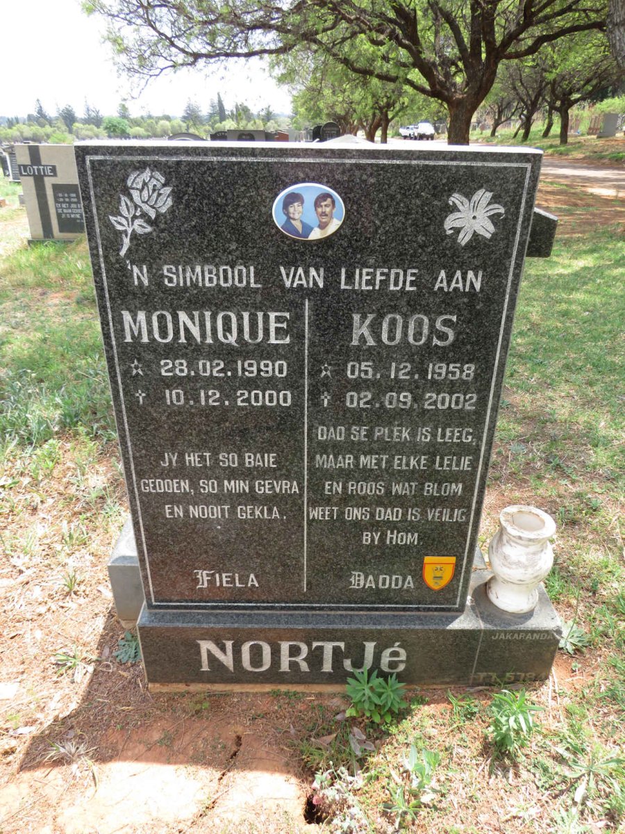 NORTJE Koos 1958-2002 :: NORTJE Monique 1990-2000