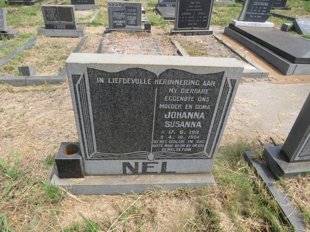 NEL Johanna Susanna 1911-1984