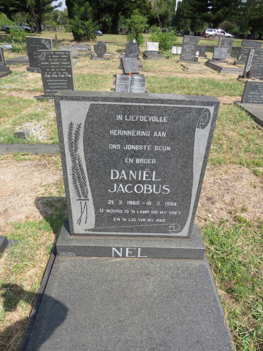 NEL Daniel Jacobus 1966-1984