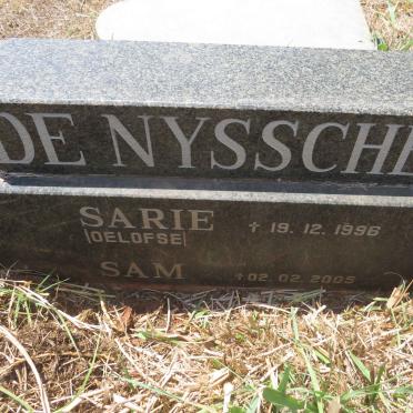 NYSSCHEN Sam, de  -2005 & Sarie Oelofse -1996