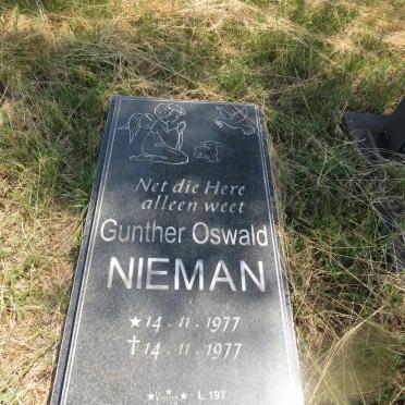 NIEMAN Gunther Oswald 1977-1977