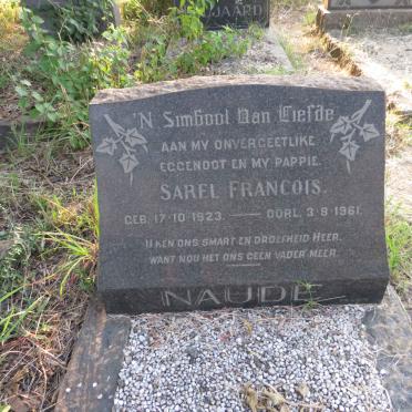 NAUDE Sarel Francois 1923-1961