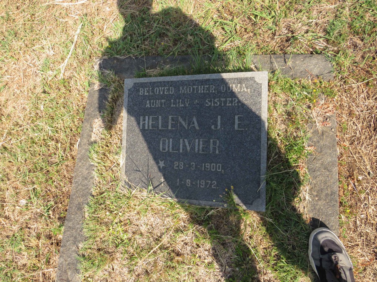 OLIVIER Helena J.E. 1900-1972