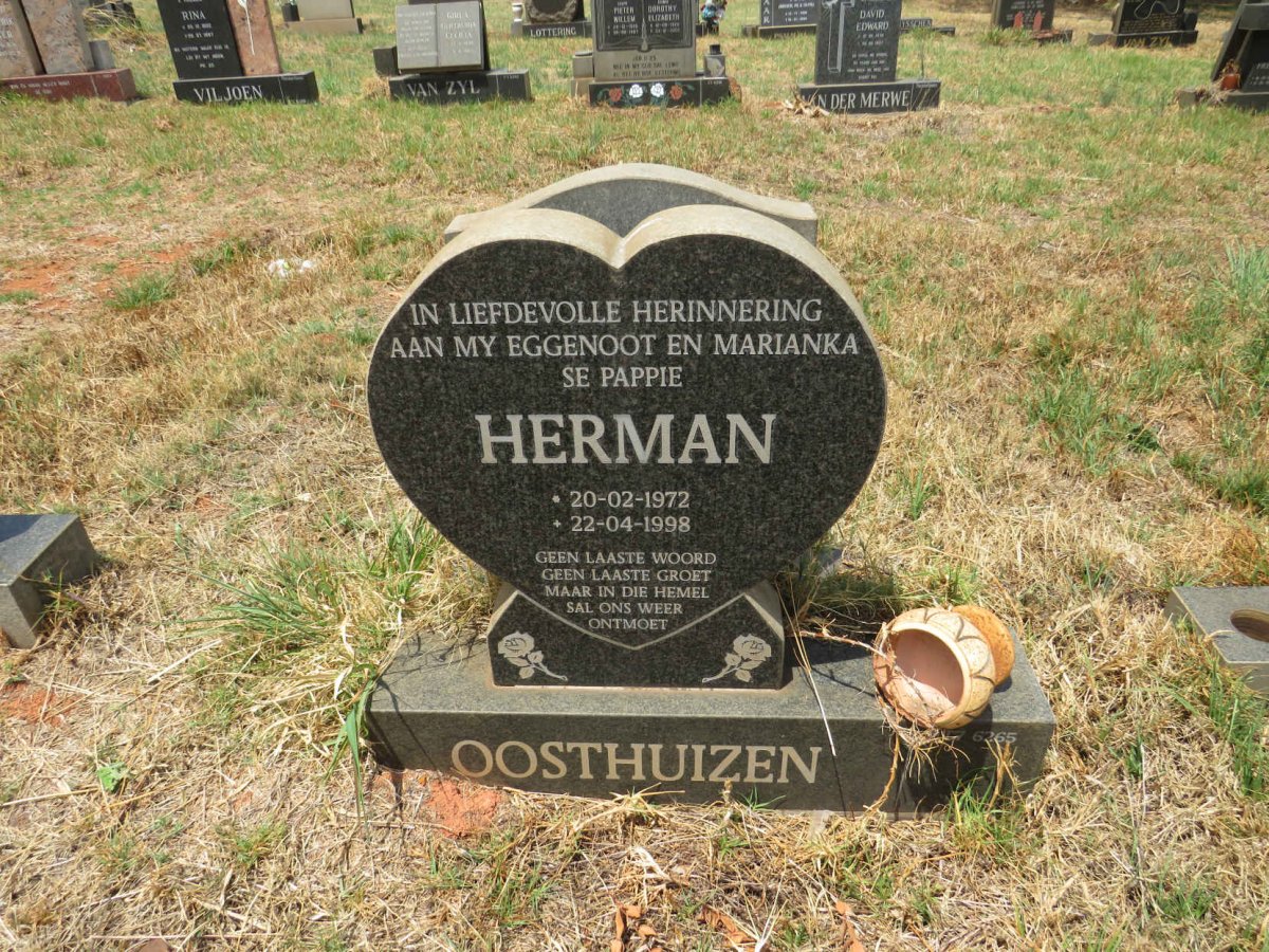 OOSTHUIZEN Herman 1972-1998