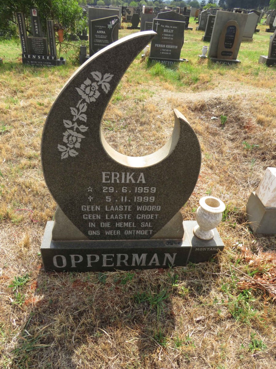 OPPERMAN Erika 1959-1999