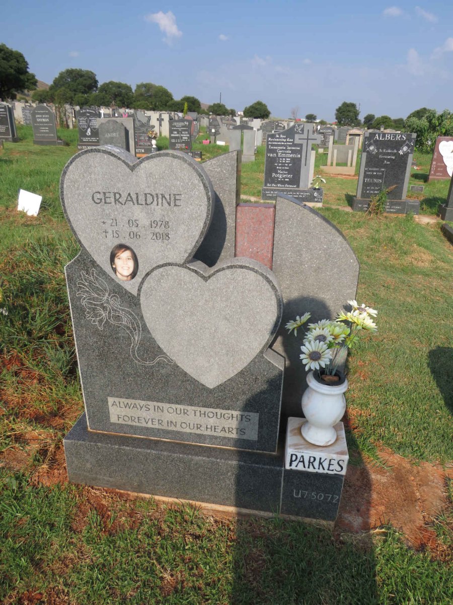 PARKES Geraldine 1978-2018