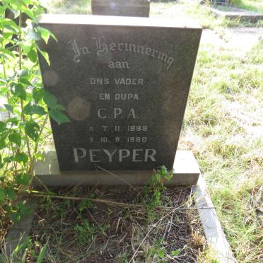 PEYPER C.P.A. 1888-1960