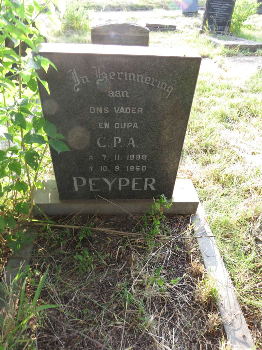 PEYPER C.P.A. 1888-1960