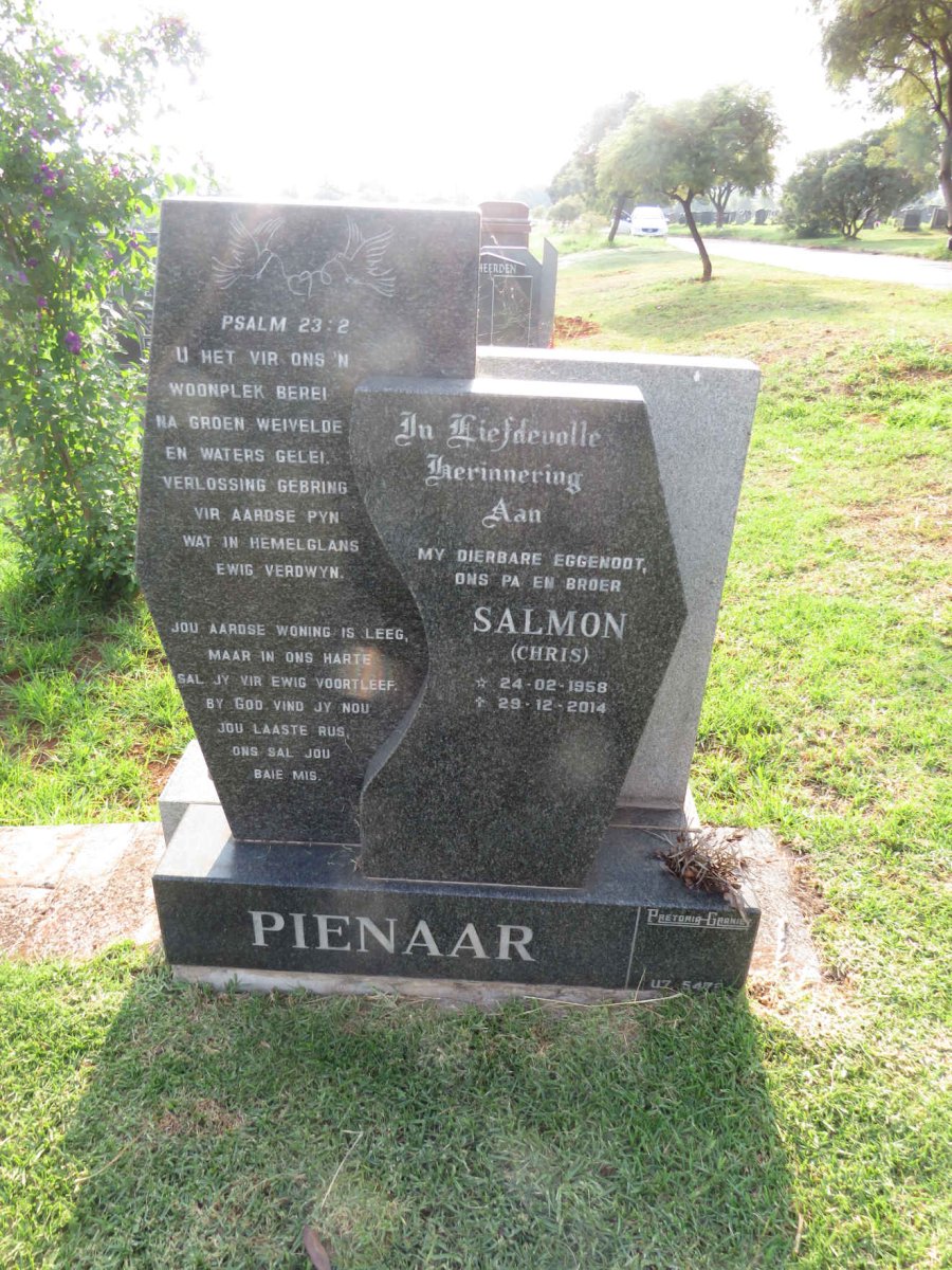 PIENAAR Salmon 1958-2014