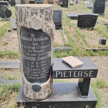 PIETERSE Magdalena Dorathia 1952-1975