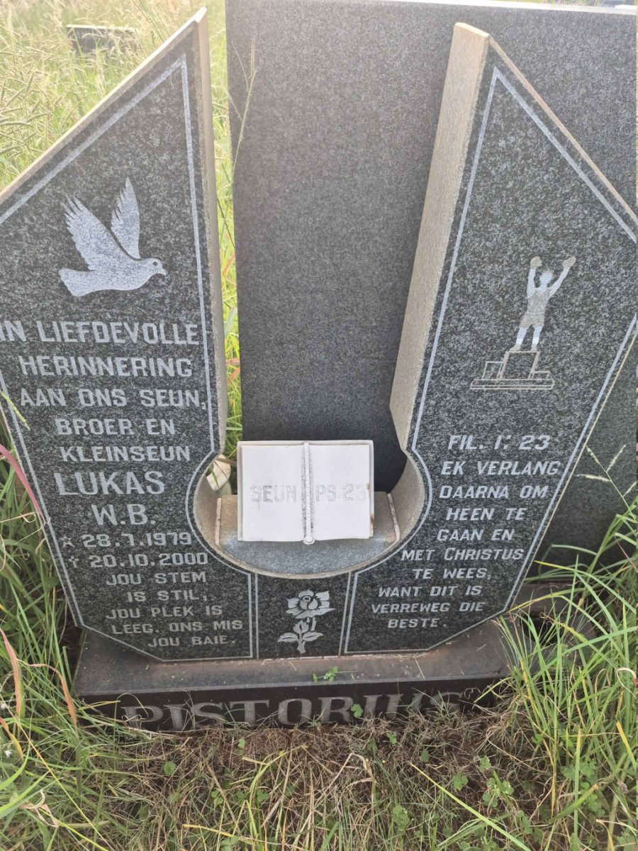 PISTORIUS Lukas W.B. 1979-2000