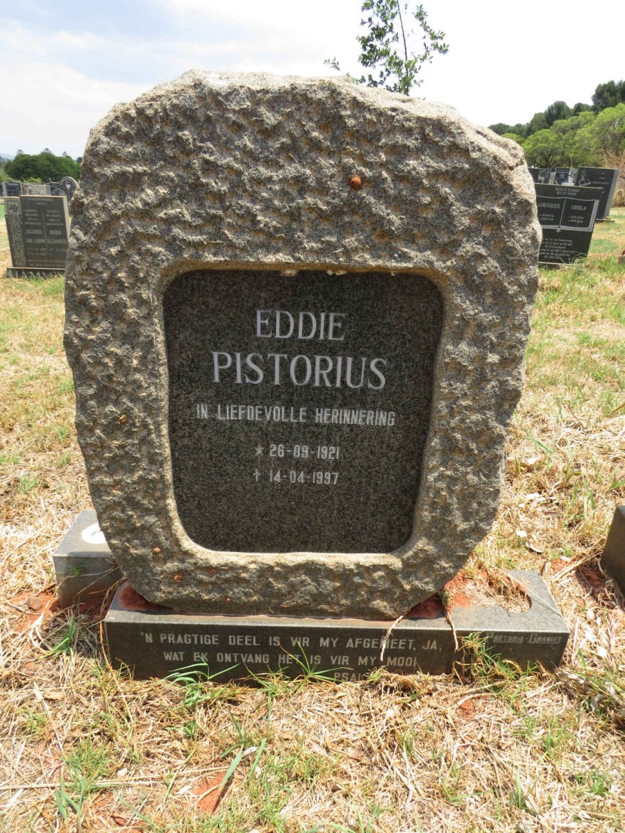 PISTORIUS Eddie 1921-1997