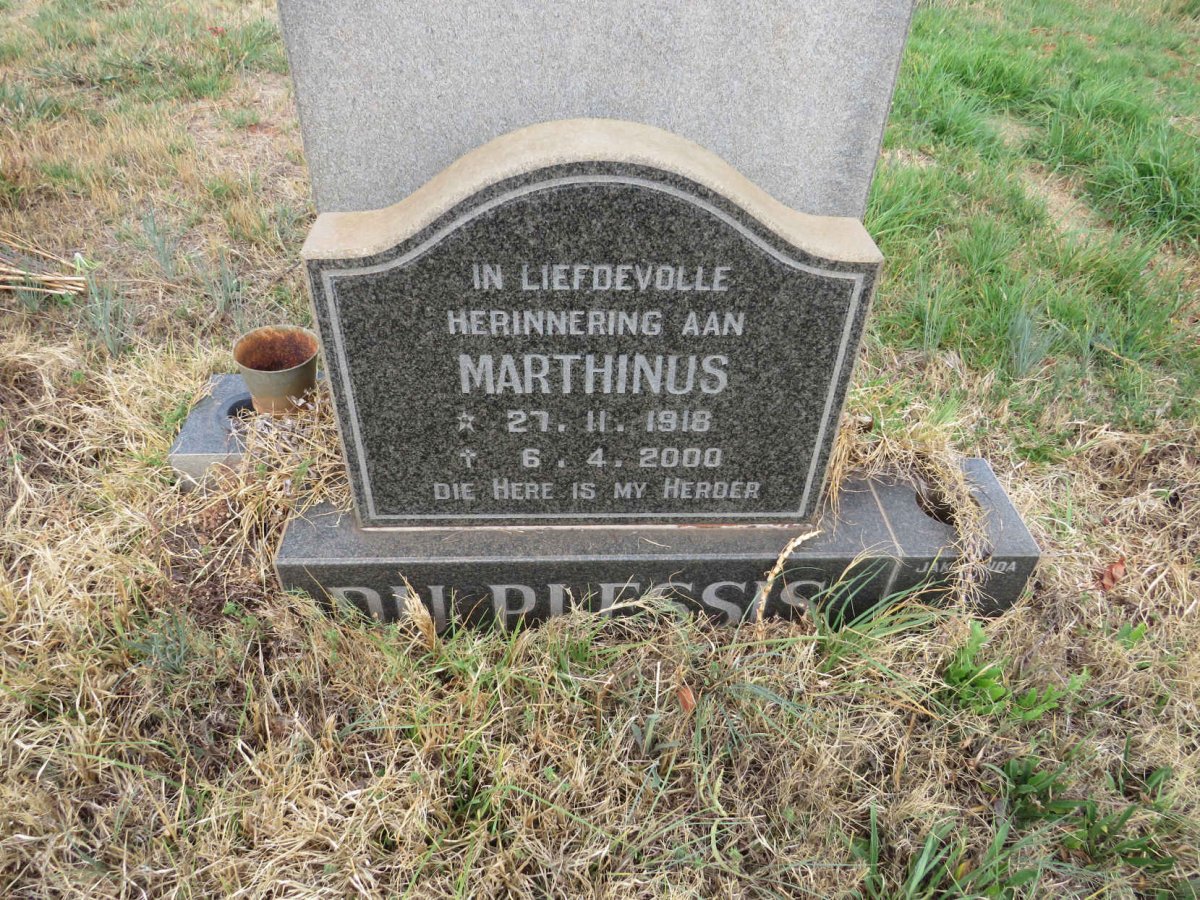 PLESSIS Marthinus, du 1918-2000