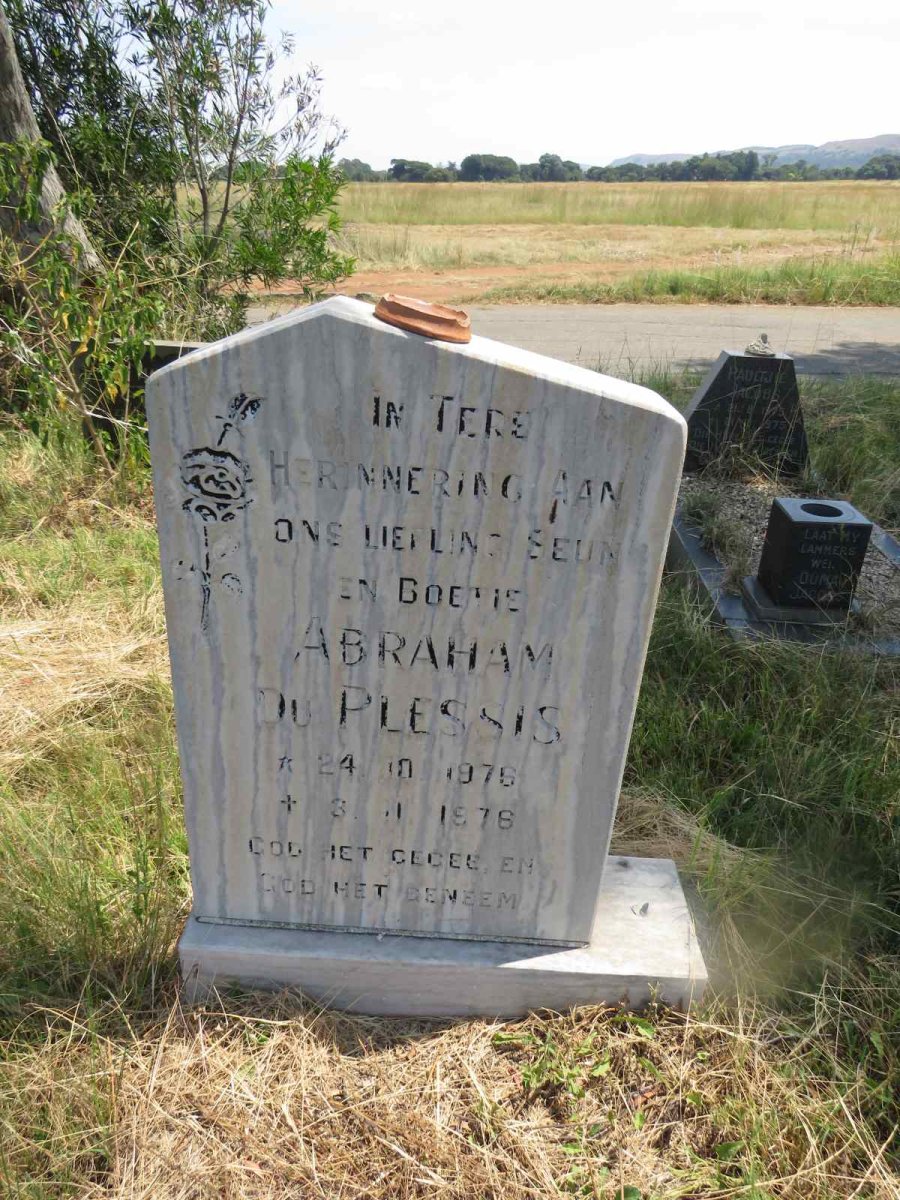 PLESSIS Abraham, du 1976-1976