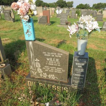 PLESSIS Willie, du 1947-2020 & Chrissie 1950- :: DU PLESSIS Willie 1975-2000 _1