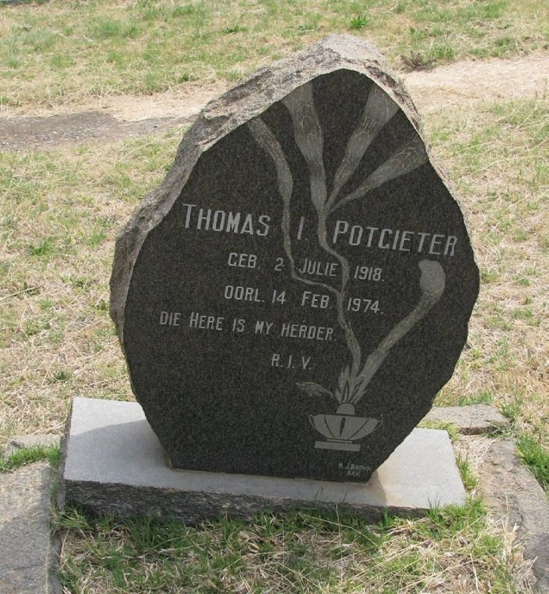 POTGIETER Thomas I. 1918-1974