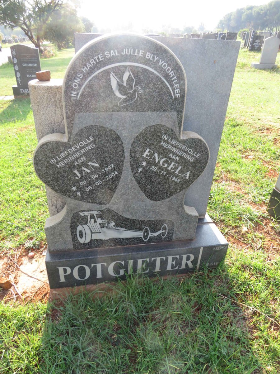 POTGIETER Jan 1947-2004 & Engela 1948-