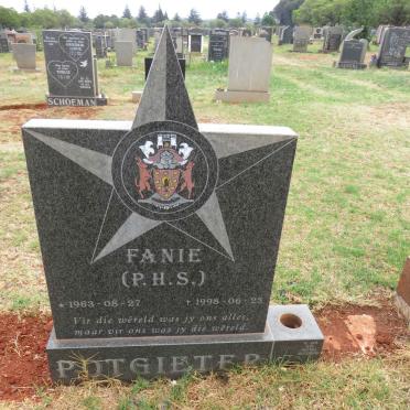 POTGIETER P.H.S. 1963-1998