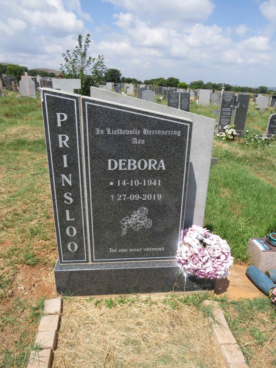 PRINSLOO Debora 1941-2019