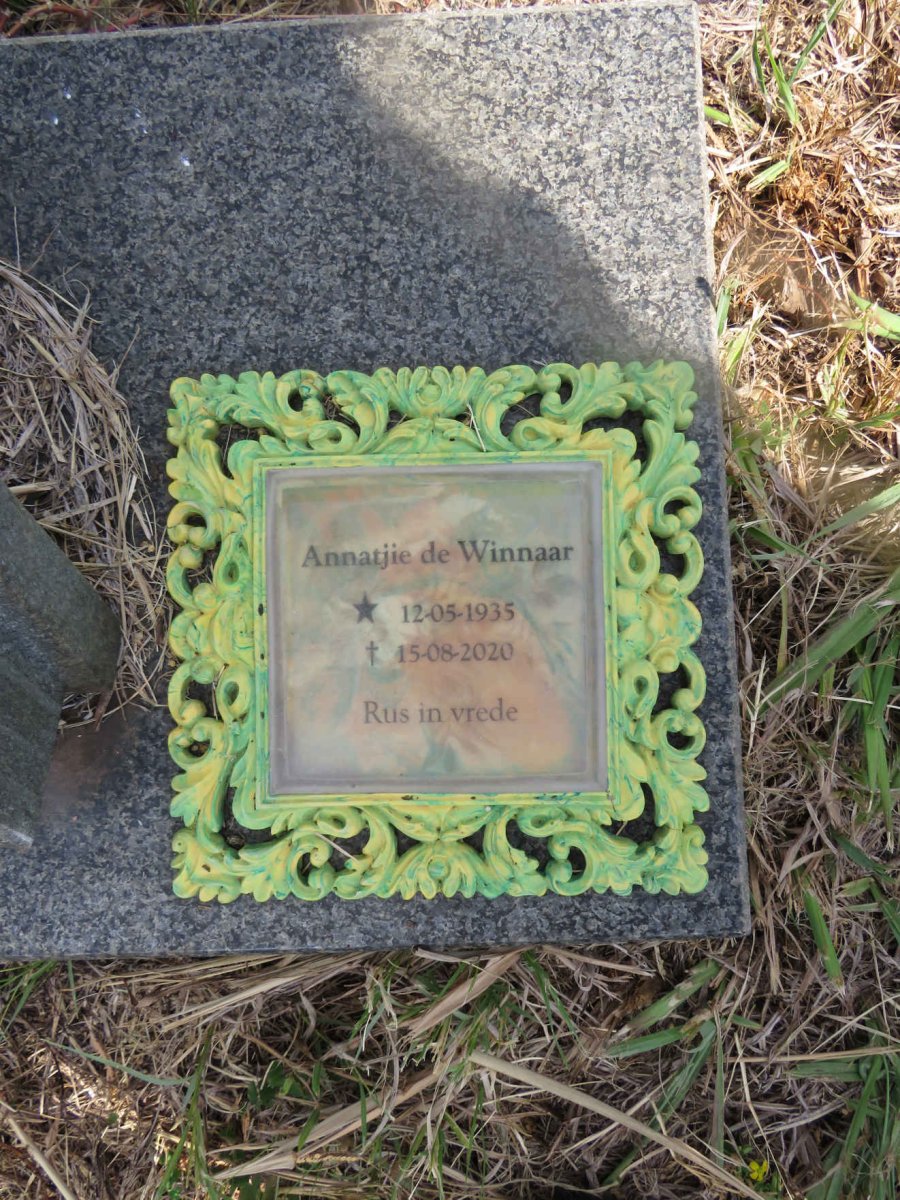 PRETORIUS Johannes Jacob 1901-1984 & Engela Helena 1903-1992 :: DE WINNAAR Annatjie 1935-2020 _2