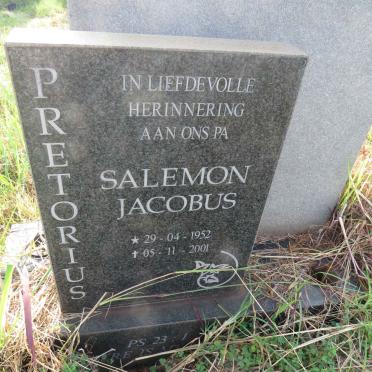 PRETORIUS Salemon Jacobus 1952-2001