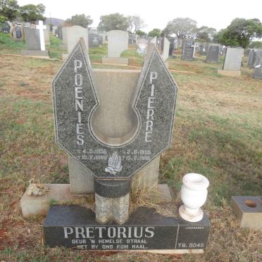 PRETORIUS Pierre 1955-1998 & Poenies 1956-1998