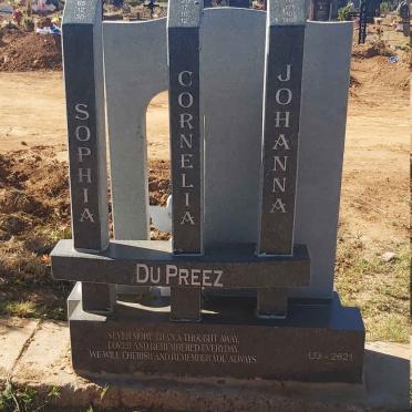 PREEZ Sophia, du :: DU PREEZ Cornelia :: DU PREEZ Johanna